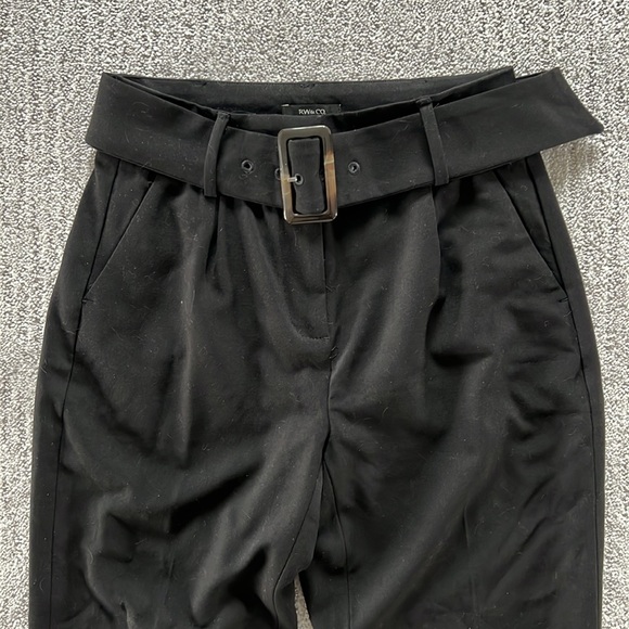 RW&Co High-Waist Tapered Ankle Pant With Belt - 28 " - Picture 2 of 8